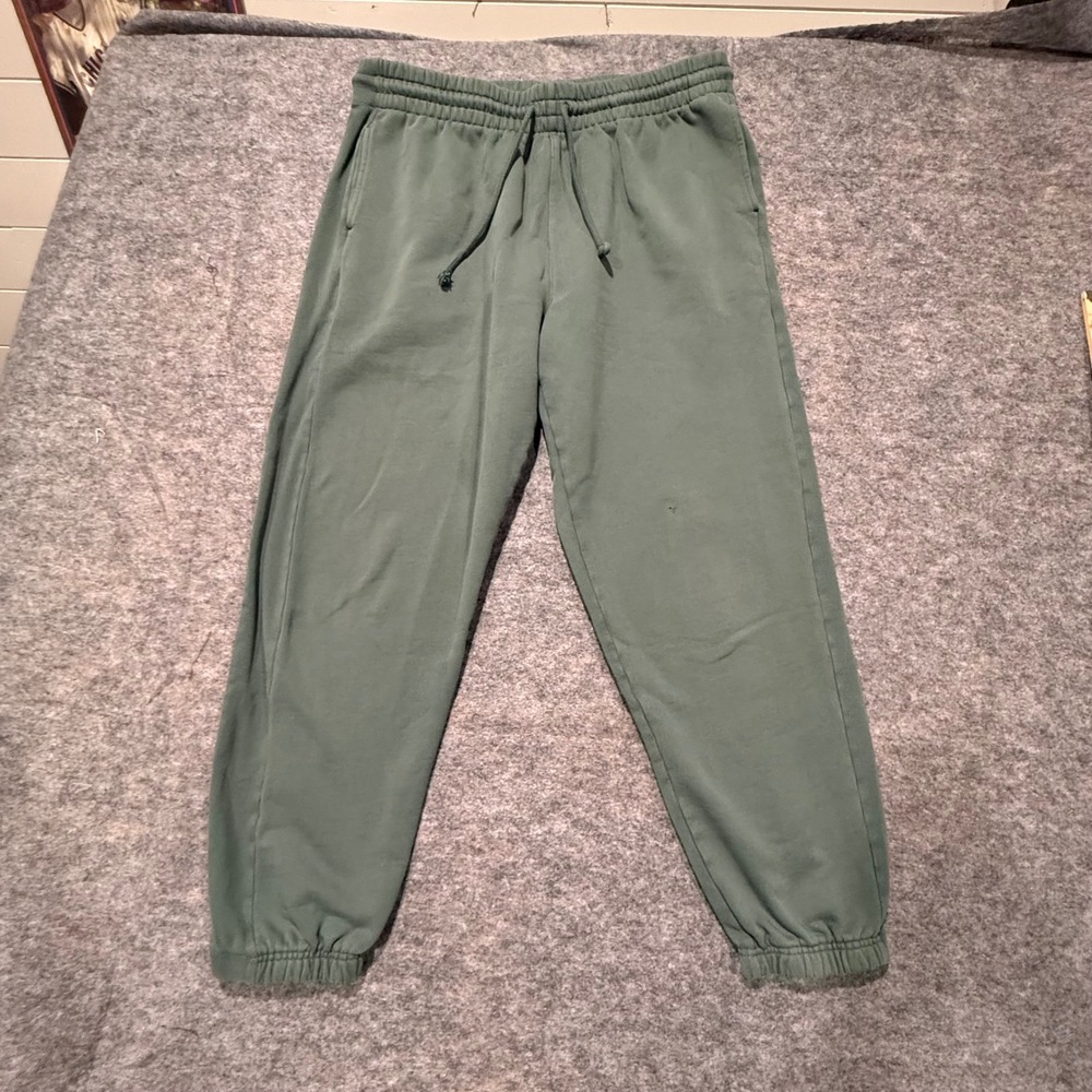 Tna Aritzia‎ CozyAF Fleece Joggers Green Plus Size 1X Relaxed Sweatpants